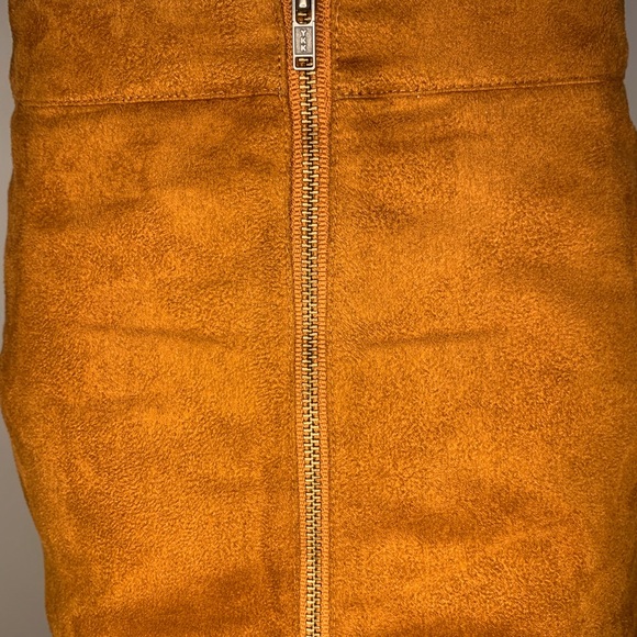Twik Faux Suede Skirt, size S - Picture 4 of 5